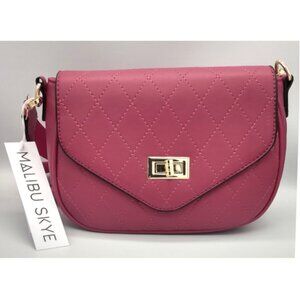 Malibu Skye Pink Satchel Crossbody